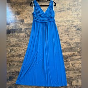 Lilly Pulitzer Maxi Dress size Large - teal/blue